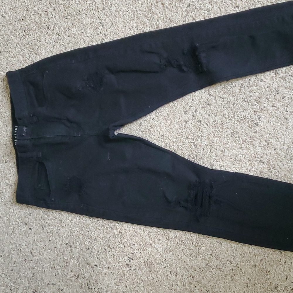 Men's black jeans